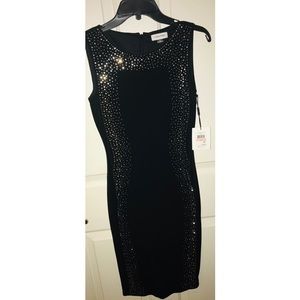 Calvin Klein studded Sequin dress